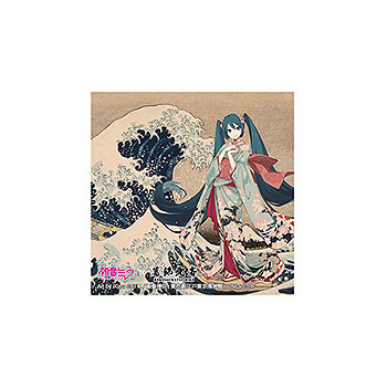 Hatsune Miku x Hokusai Katsushika iXima Sticker The Great Wave off Kanagawa (Kimono)
