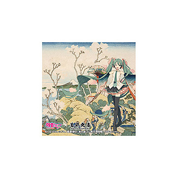 Hatsune Miku x Hokusai Katsushika iXima Sticker Shinagawa Gotenyama on the Tokaido