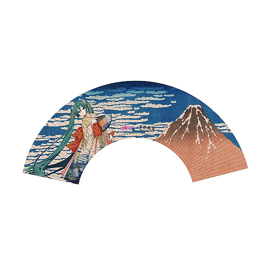 Hatsune Miku x Hokusai Katsushika iXima Hand Fan Fine Wind, Clear Morning