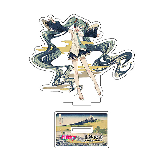 Hatsune Miku x Katsushika Hokusai iXima Die-Cut Acrylic Stand A Sketch of Tago Bay at Ejiri on the Tokaido