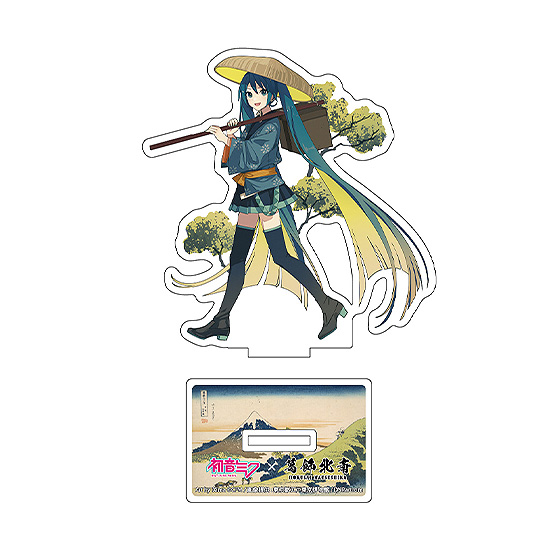 Hatsune Miku x Katsushika Hokusai iXima Die-Cut Acrylic Stand Inume Pass in Kai Province