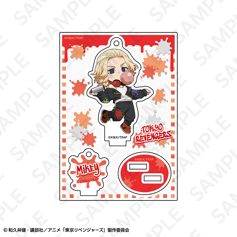 "Tokyo Revengers" Acrylic Stand Key Chain Graffiti Ver. Mikey