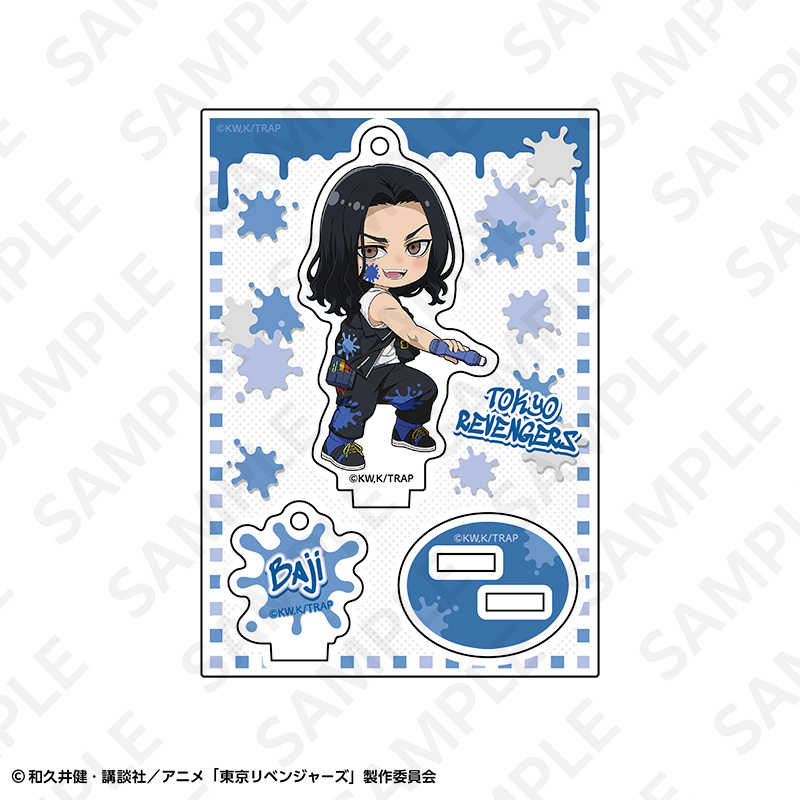 "Tokyo Revengers" Acrylic Stand Key Chain Graffiti Ver. Baji