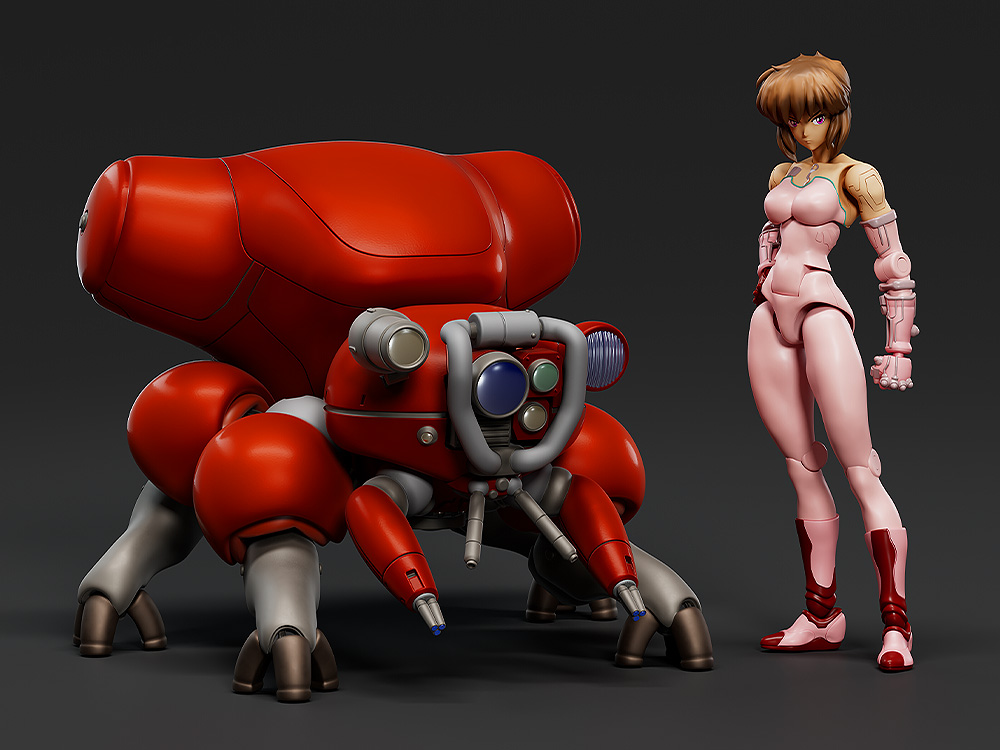 "Ghost in the Shell" (Original) PLAMAX minimum factory MF-94 Kusanagi Motoko with Fuchikoma