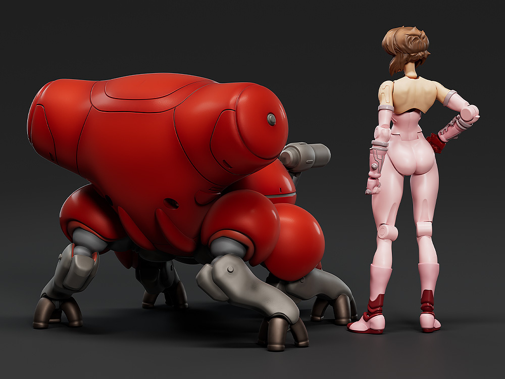 "Ghost in the Shell" (Original) PLAMAX minimum factory MF-94 Kusanagi Motoko with Fuchikoma