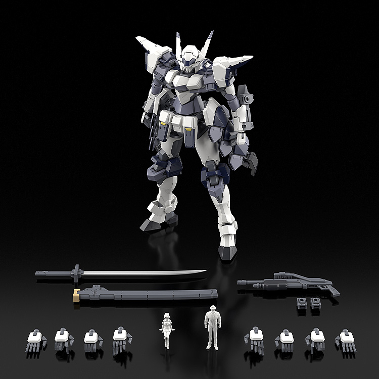KADOKAWA PLASTIC MODEL SERIES "Full Metal Panic! Family" 1/48 Azur Raven with Type 10 Modified Monomolecular Blade Plated Ver. + Special Display Base Designed by Kanetake Ebikawa