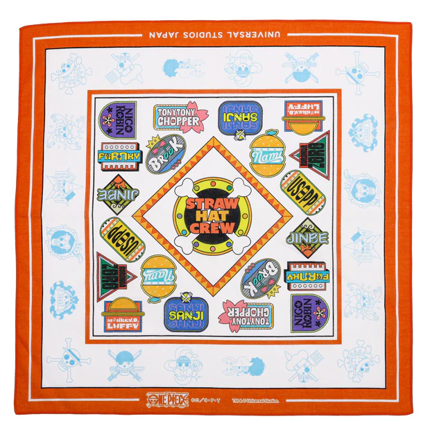 [Pre-order] "One Piece" x Universal Studio Japan - Wristband & Bandana Set