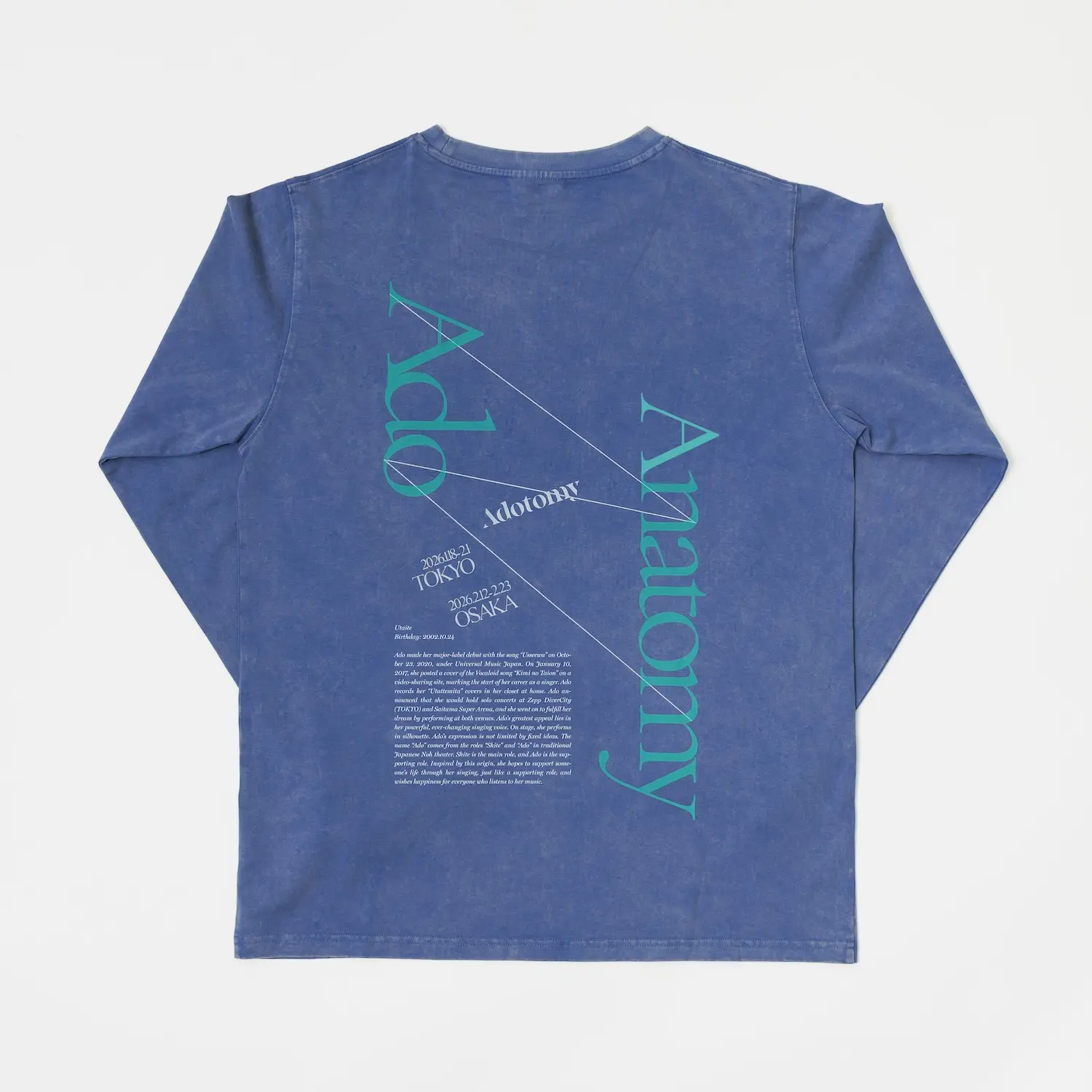 [Pre-order] Ado 5th Anniversary Exhibition “Adotomy” - Long-sleeve T-shirt
