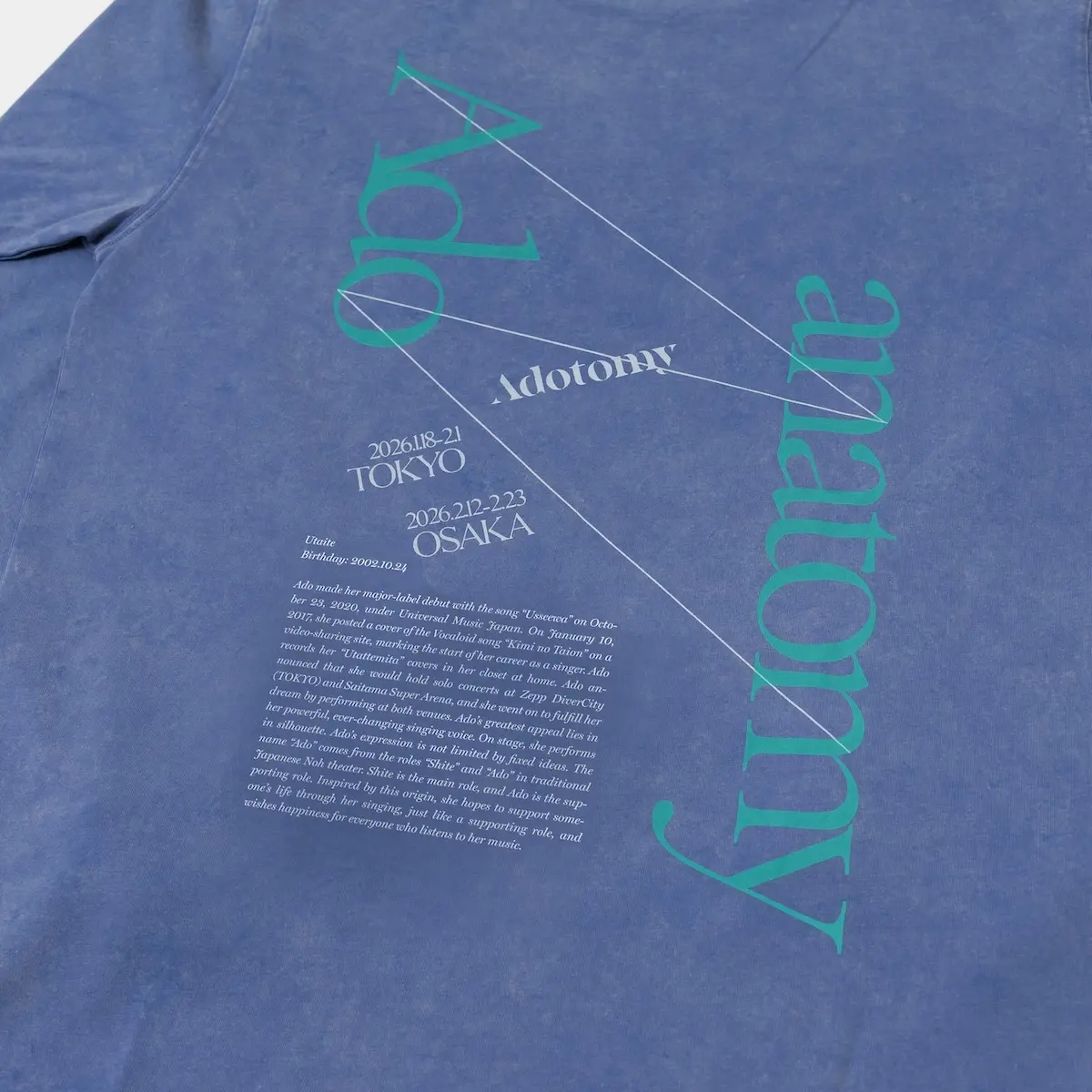 [Pre-order] Ado 5th Anniversary Exhibition “Adotomy” - Long-sleeve T-shirt