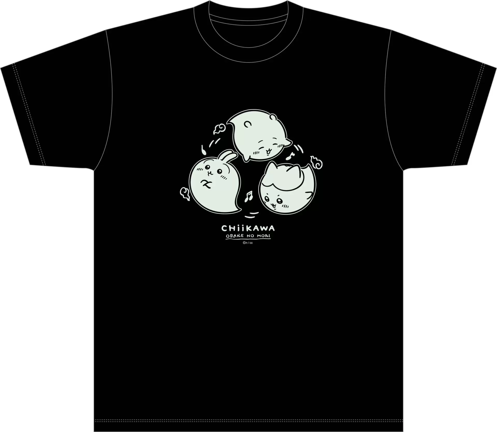 [Pre-order] "Chiikawa" x Fuji TV - Forest of Ghosts - Luminous T-shirt