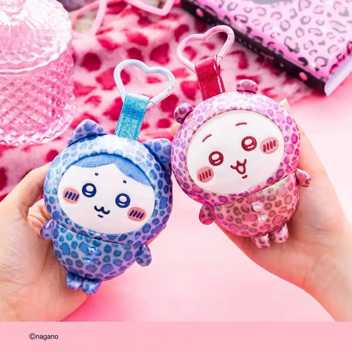 [In stock] (District Limited) Chiikawa Leopard Print Plush Mascot (Momonga)