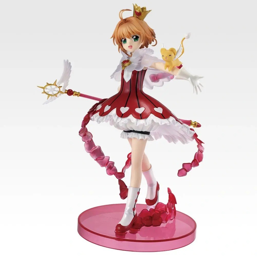 Ichiban Kuji Cardcaptor Sakura Last One Prize Sakura Kinomoto figure with Kero-chan and rose petals