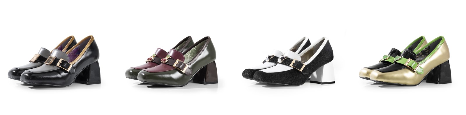 JoJo x MAYLA Jotaro Kakyoin Iggy and DIO pumps in the without ribbon style
