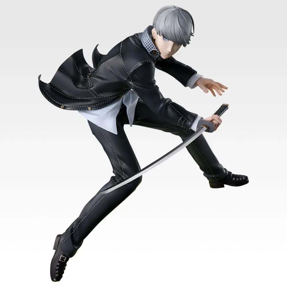 Prize C MASTERLISE EXPIECE Persona 4 protagonist figure in a low stance with a katana