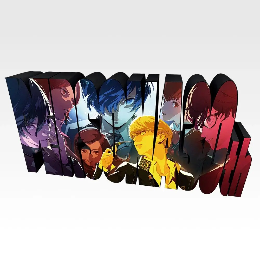 Last One prize PERSONA30th THE GIGANT NAME large 3D lettering with character artwork