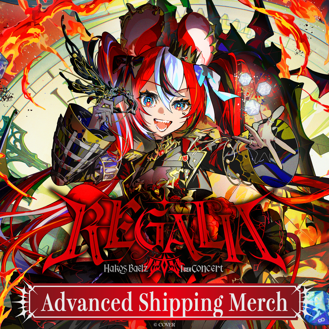 【Advanced shipping】Hakos Baelz 1st Concert “REGALIA” Concert Merch English cover