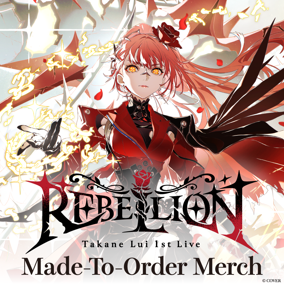 【Made-to-order】Takane Lui 1st Live "REBELLION" Concert Merch English cover