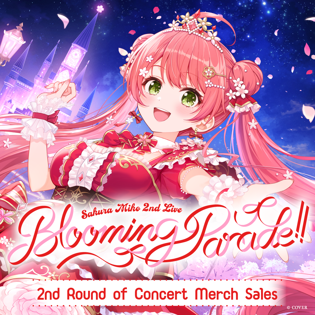 [Secondary order] Sakura Miko 2nd Live “Blooming Parade!!” Concert Merch (EN)