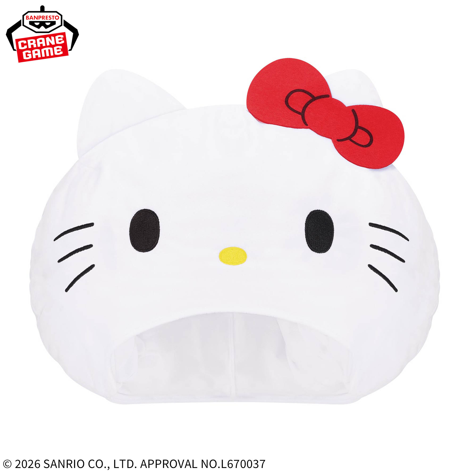[Pre-order] Banpresto "Sanrio Characters" Fluffy Costume Hat - Hello Kitty -