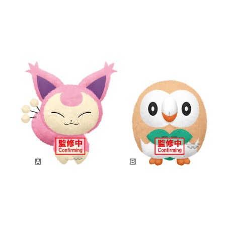[Pre-order] Banpresto Pokémon Plush Toys - Skitty and Rowlet (Set of 2)