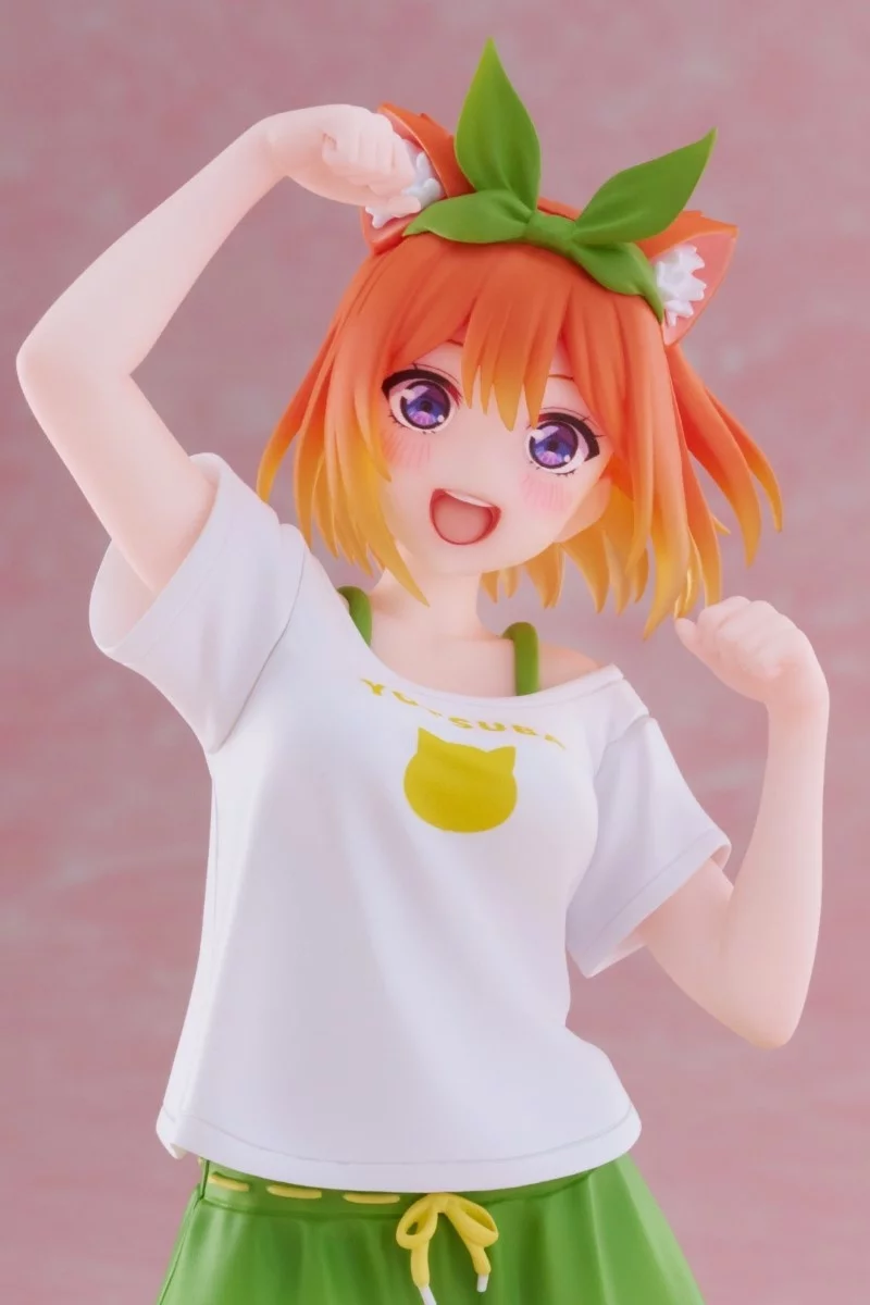 [Pre-order] Taito Prize "The Quintessential Quintuplets ∬" Desktop Cute Figure Yotsuba Nakano -Cat Roomwear Ver.-
