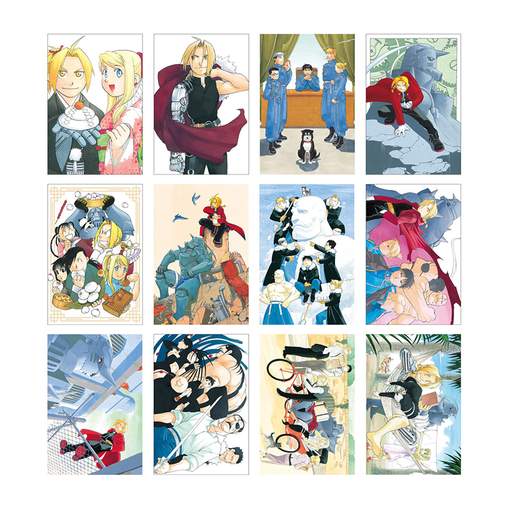 [Pre-order] (Limited) "Fullmetal Alchemist x Yomi no Tsugai/ Daemons of the Shadow Realm" exhibition  - "Fullmetal Alchemist" Trading Postcard Set of 2 (B)