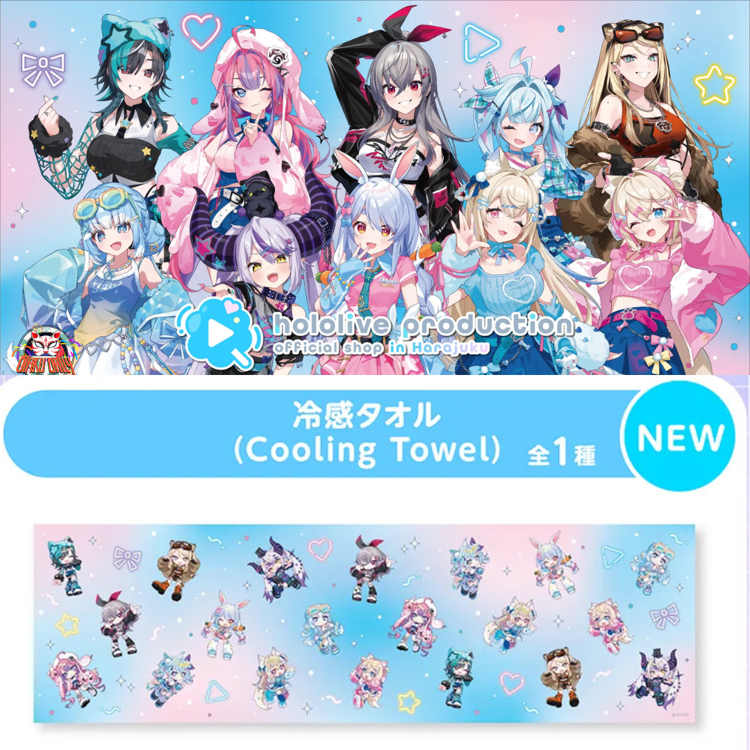 [Pre-order] hololive production OFFICIAL SHOP Harajuku Original style Vol.2 - Cooling Towel
