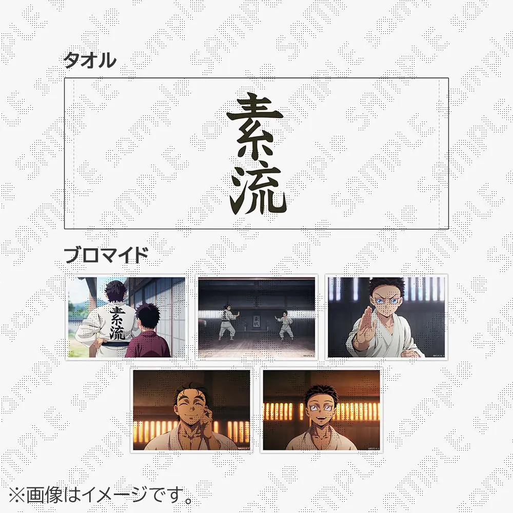 [Pre-order] Demon Slayer: Kimetsu no Yaiba the Movie: Infinity Castle Arc Chapter 1 - "Soryu" Towel & Bromide Set