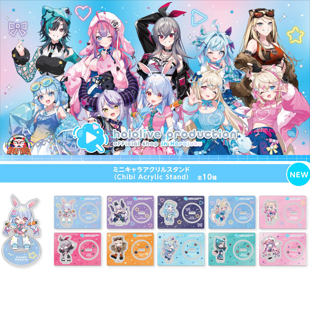 [Pre-order] hololive production OFFICIAL SHOP Harajuku Original style Vol.2 - Chibi Acrylic Stand