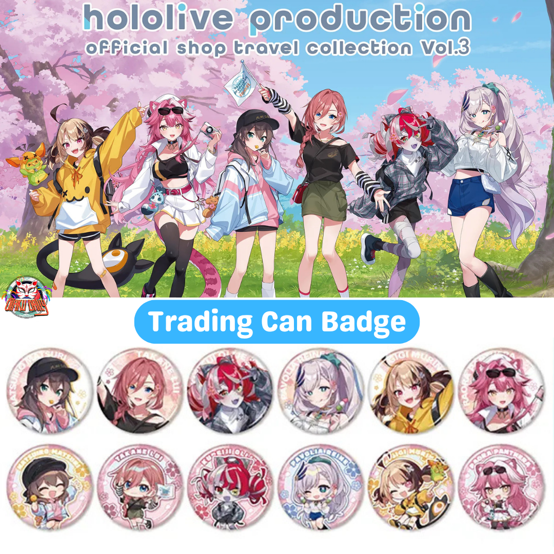 [Pre-order] hololive production OFFICIAL SHOP Travel Collection Vol.3 - Trading can Badge