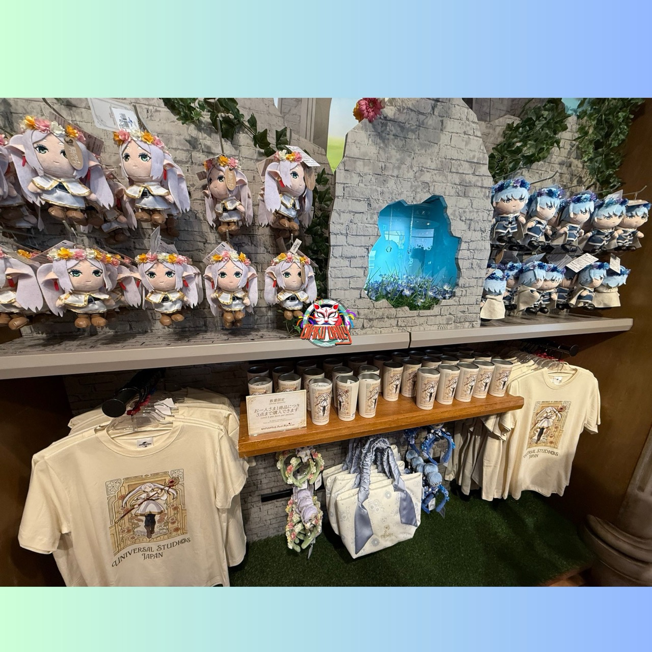 [Pre-order] (Limited) "Frieren: Beyond Journey's End" x Universal Studio Japan - Plush keychain - Himmel 