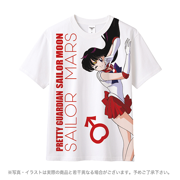 [Pre-order] "Pretty Guardian Sailor Moon" Official Store T-shirt 7th Anniversary (Sailor Mars)