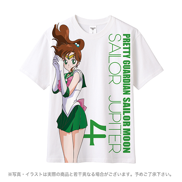 [Pre-order] "Pretty Guardian Sailor Moon" Official Store T-shirt 7th Anniversary (Sailor Jupiter)