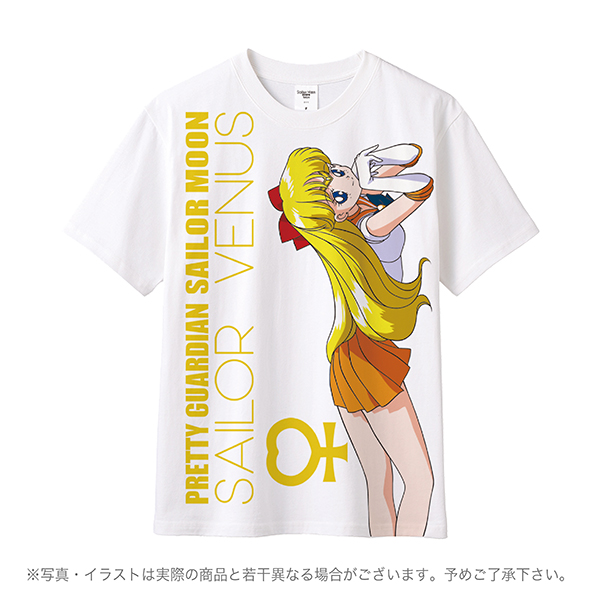 [Pre-order] "Pretty Guardian Sailor Moon" Official Store T-shirt 7th Anniversary (Sailor Venus)