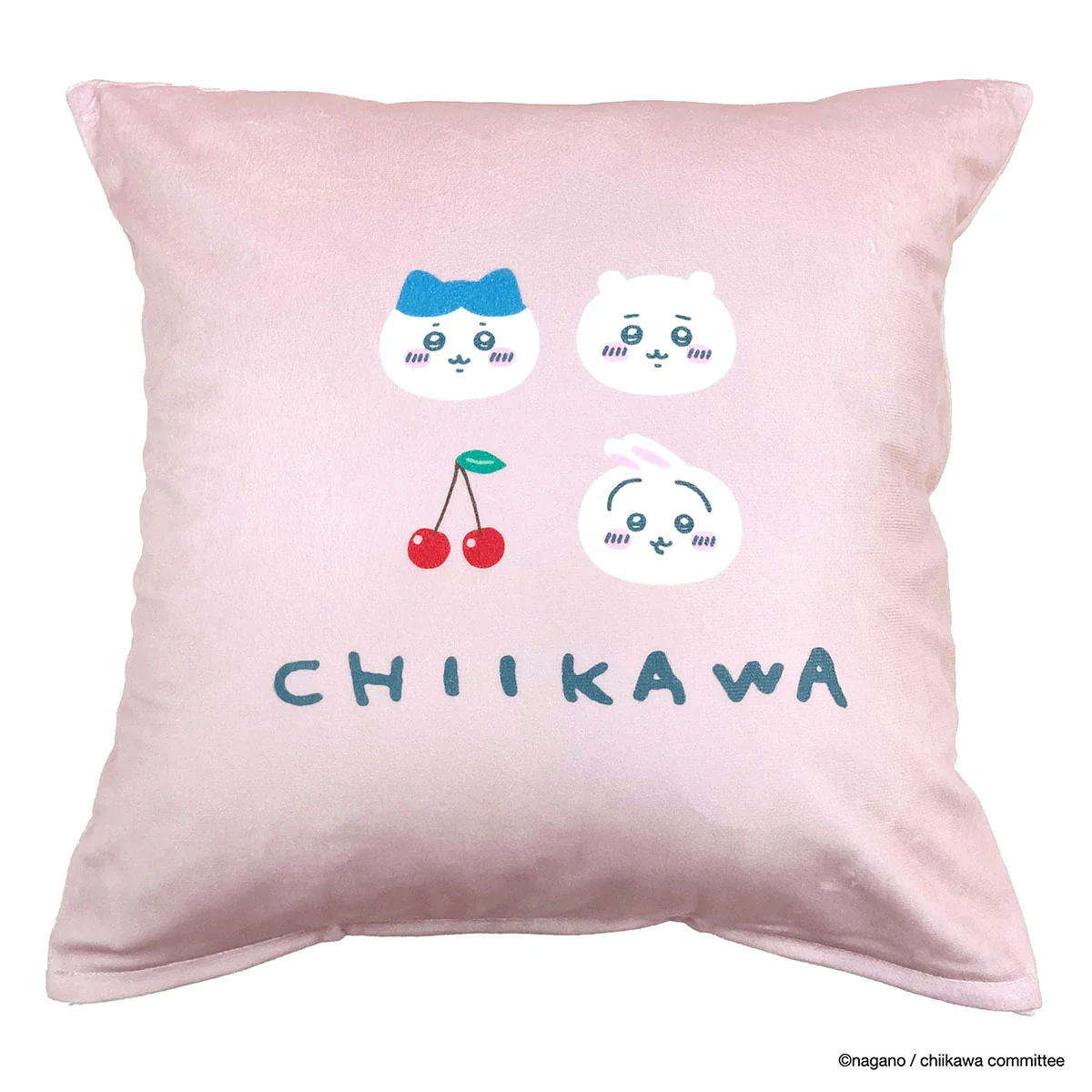 [Pre-order] "Chiikawa" Chiikawa cushion cover - everyone with cherries