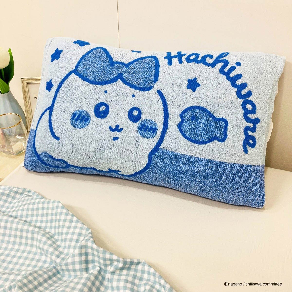 [Pre-order] "Chiikawa" Chiikawa stretchy pillowcase - Hachiware