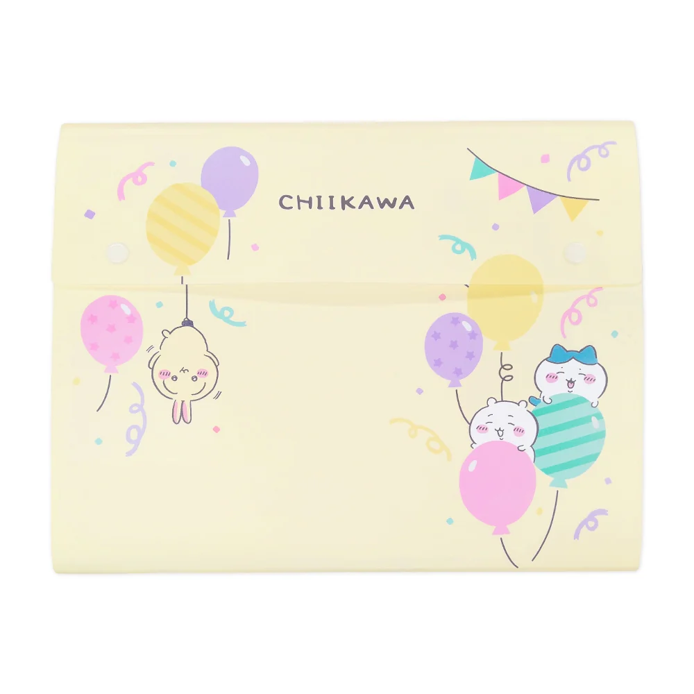 [Pre-order] "Chiikawa" Multi-Pocket Clear File (Balloon Party)