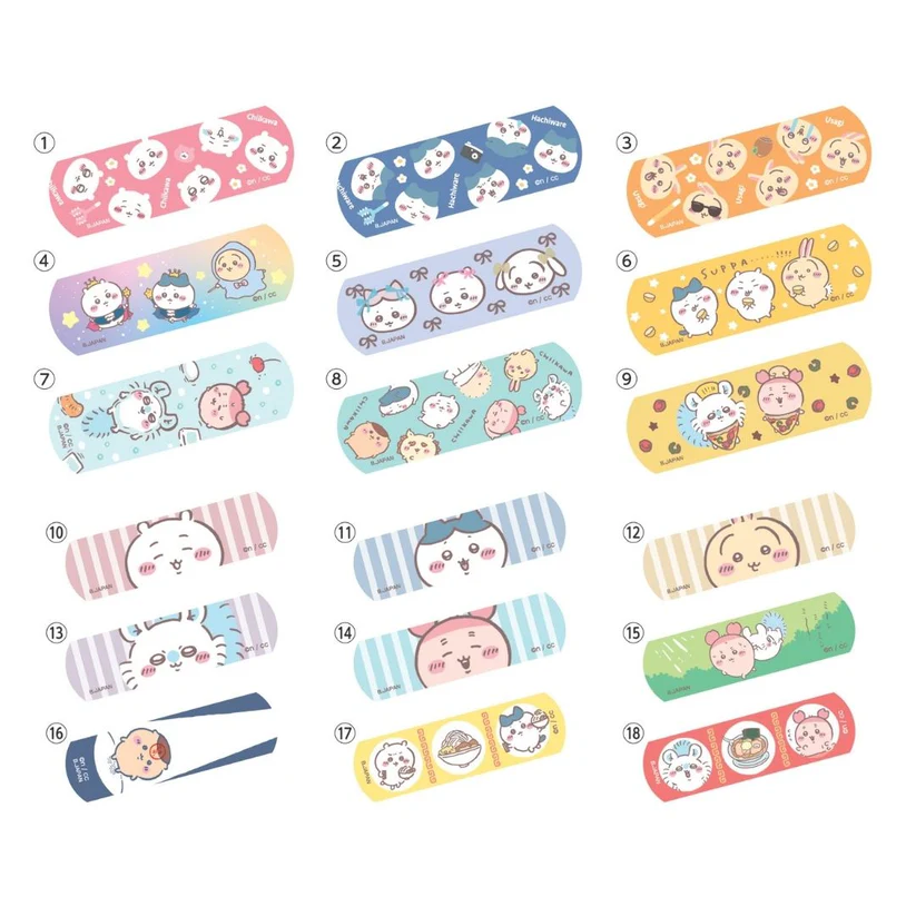 [Pre-order] "Chiikawa" Chiikawa First Aid Bandages, Pack of 6