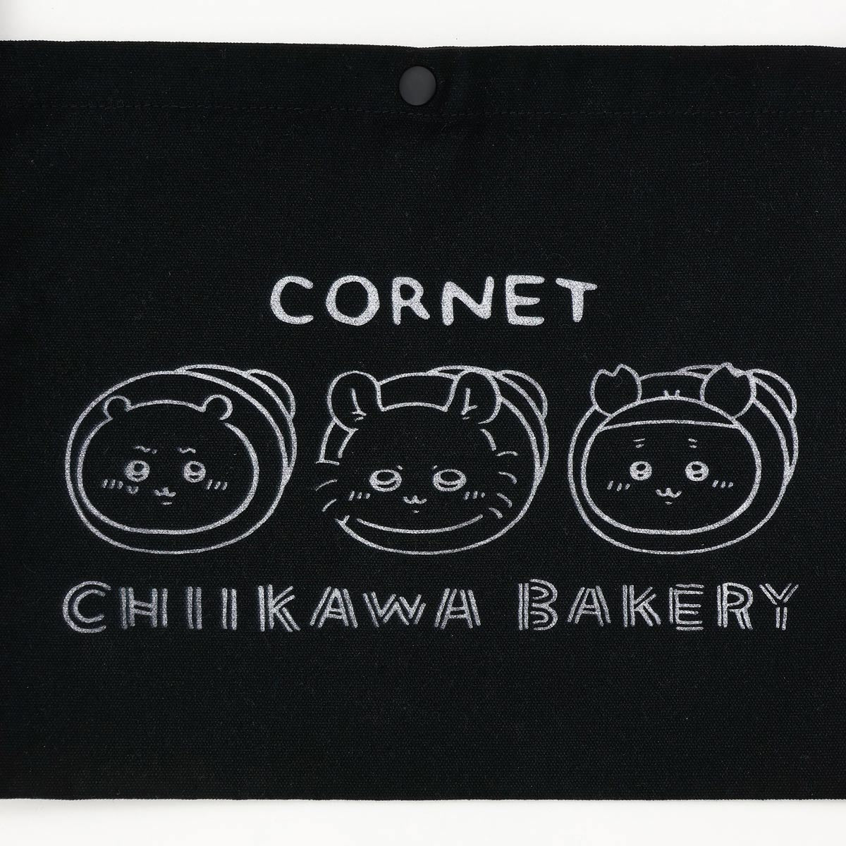 [Pre-order] "Chiikawa" Chiikawa Bakery Sacoche Cornet Trio - Black