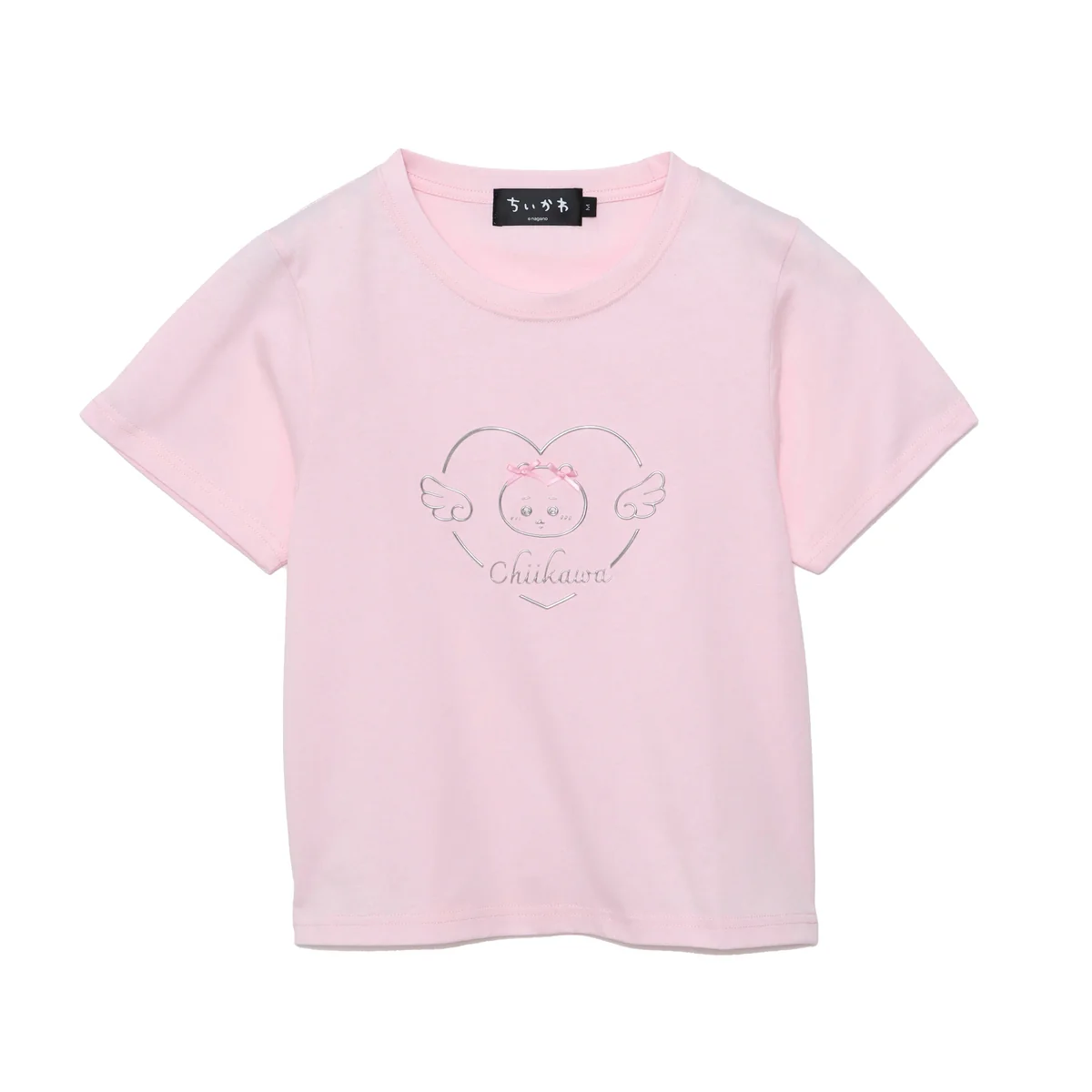 [Pre-order] "Chiikawa" Chiikawa Go! HARAJUKU T-Shirt - Ribbon Chiikawa, Pink