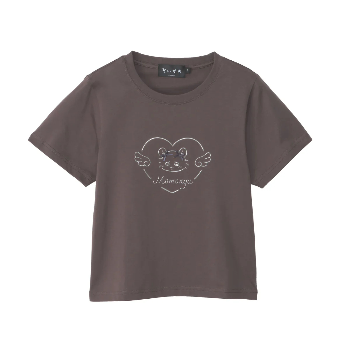 [Pre-order] "Chiikawa" Chiikawa Go! HARAJUKU T-Shirt - Ribbon Momonga, Brown