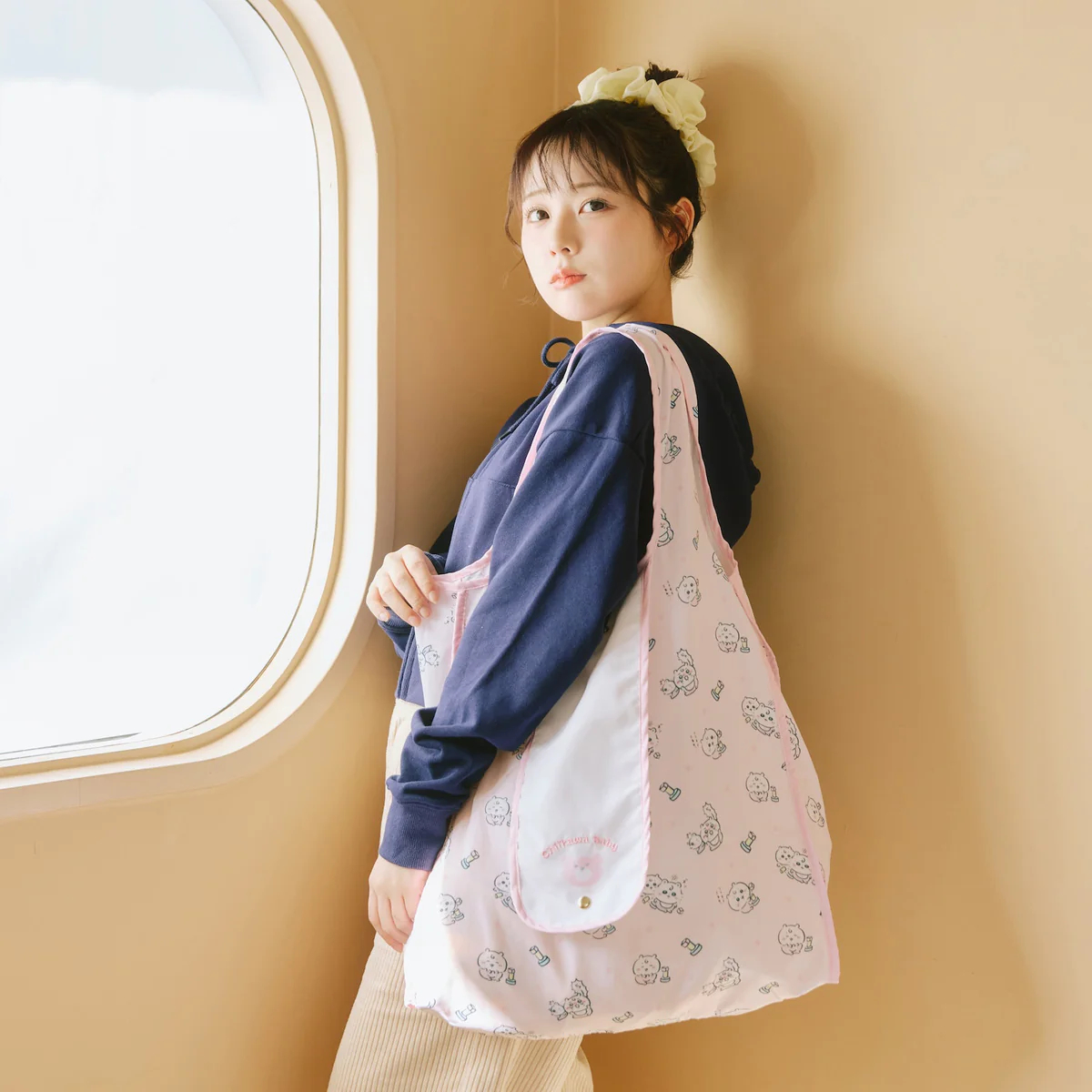 [Pre-order] "Chiikawa" Chiikawa Baby - Eco Bag (Pink)