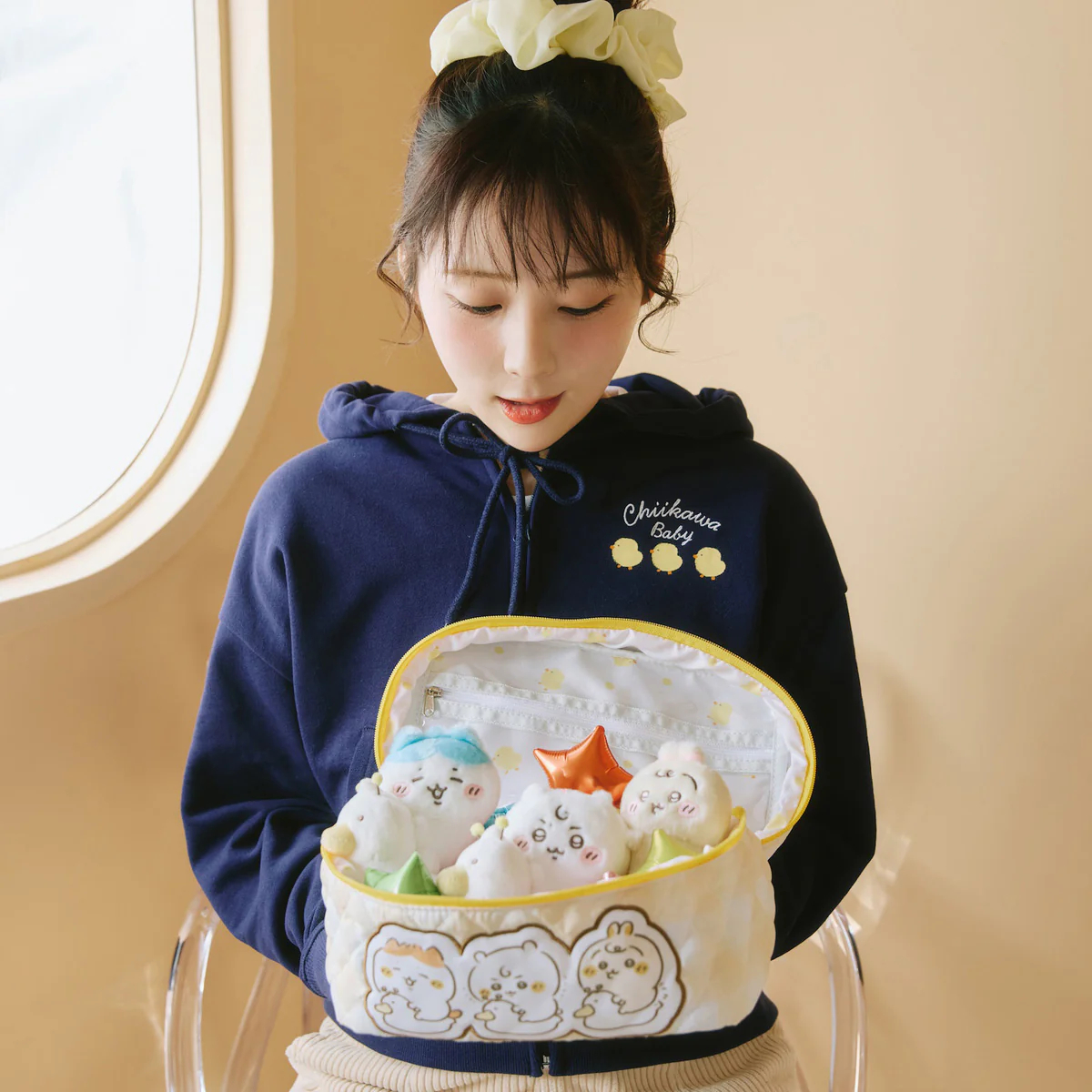 [Pre-order] "Chiikawa" Chiikawa Baby Vol. 2 - Multi Pouch (Yellow)
