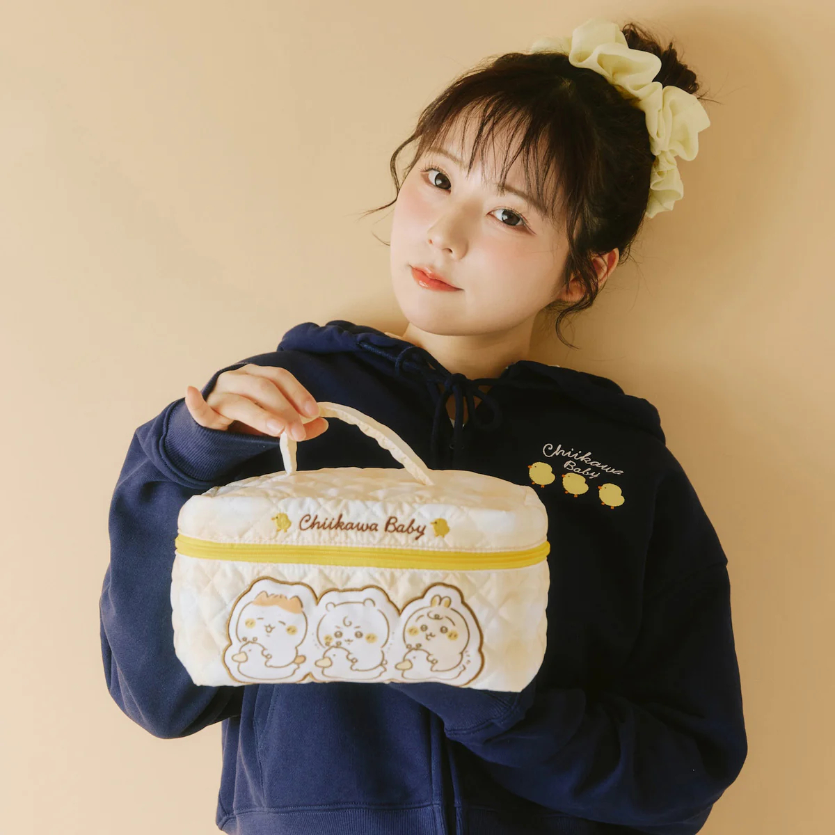 [Pre-order] "Chiikawa" Chiikawa Baby Vol. 2 - Multi Pouch (Yellow)