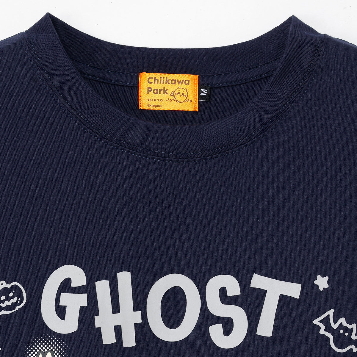 [Pre-order] Chiikawa Chiikawa Park T-shirt Glow-in-the-Dark GHOST Navy