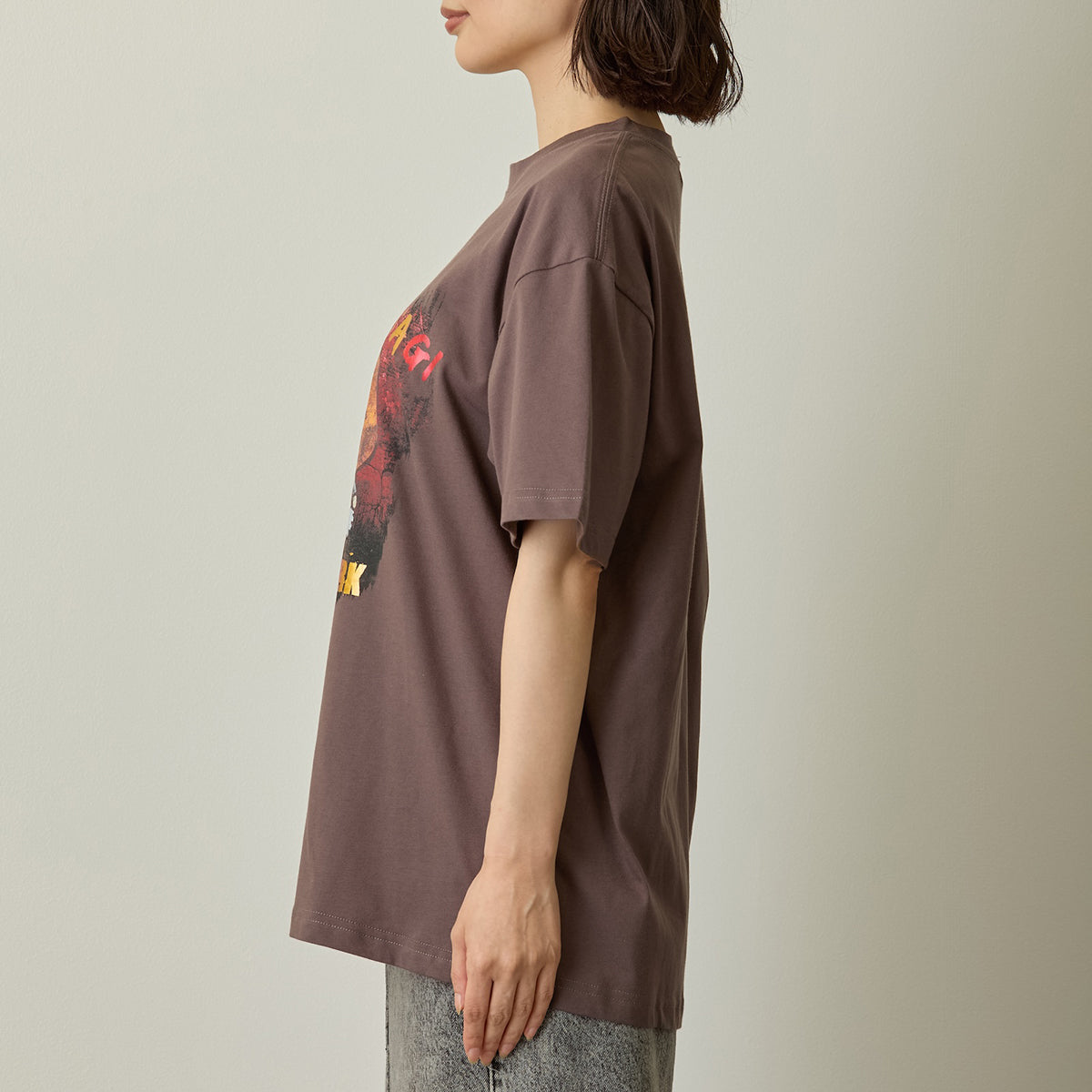 [Pre-order] Chiikawa Chiikawa Park T-shirt Pumpkin Usagi Charcoal