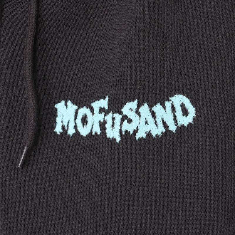 [Pre-order] mofusand Zip-up hoodie MEOWING CATS (charcoal black)