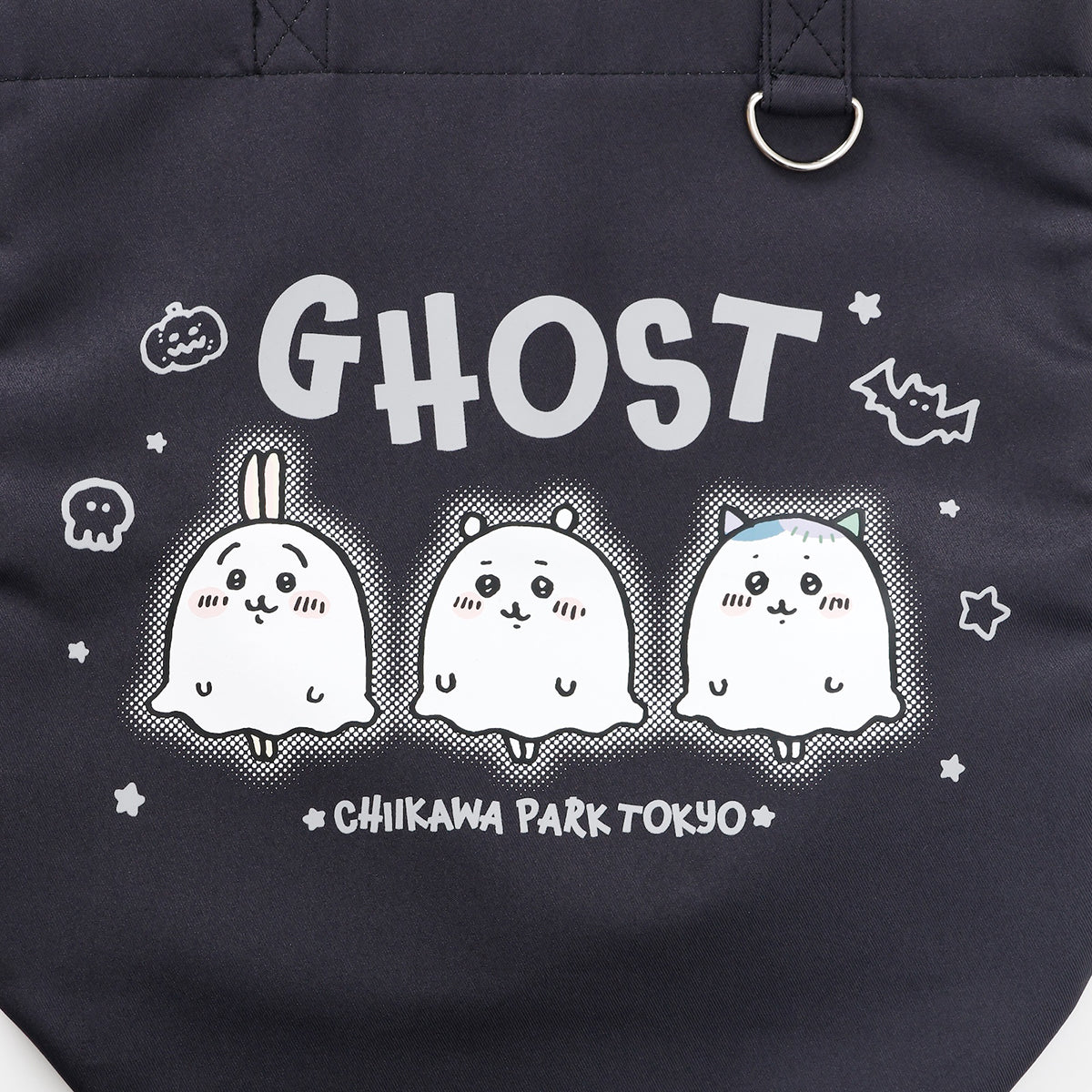 [Pre-order] Chiikawa Chiikawa Park Tote Bag GHOST Black