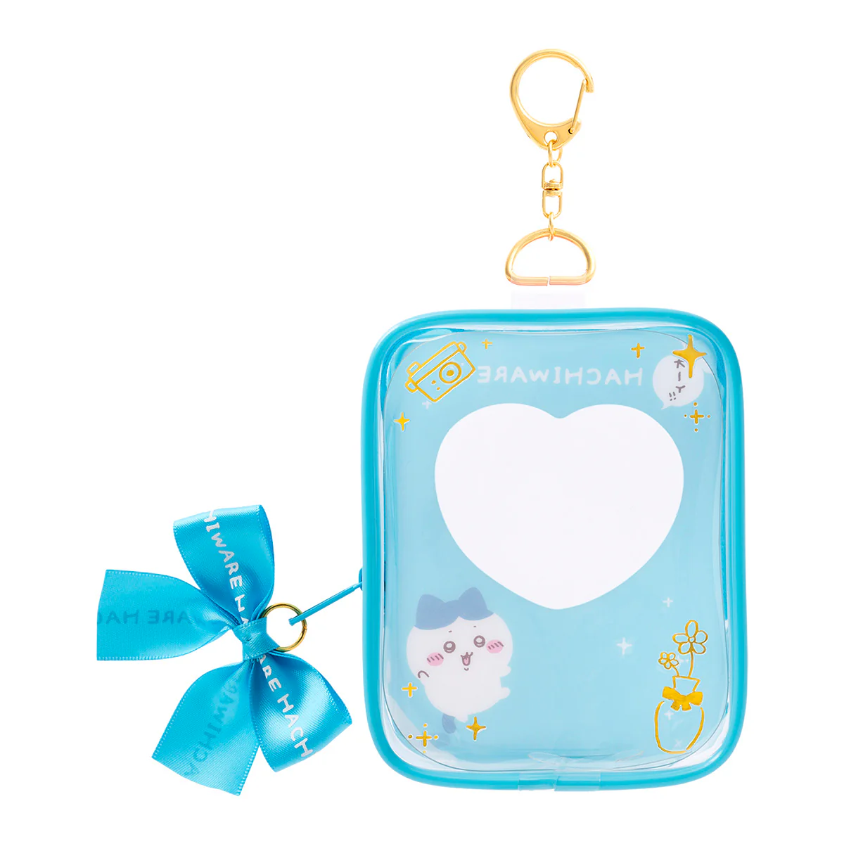 [Pre-order] "Chiikawa" Clear pouch that can hold Chiikawa mascots! - Hachiware