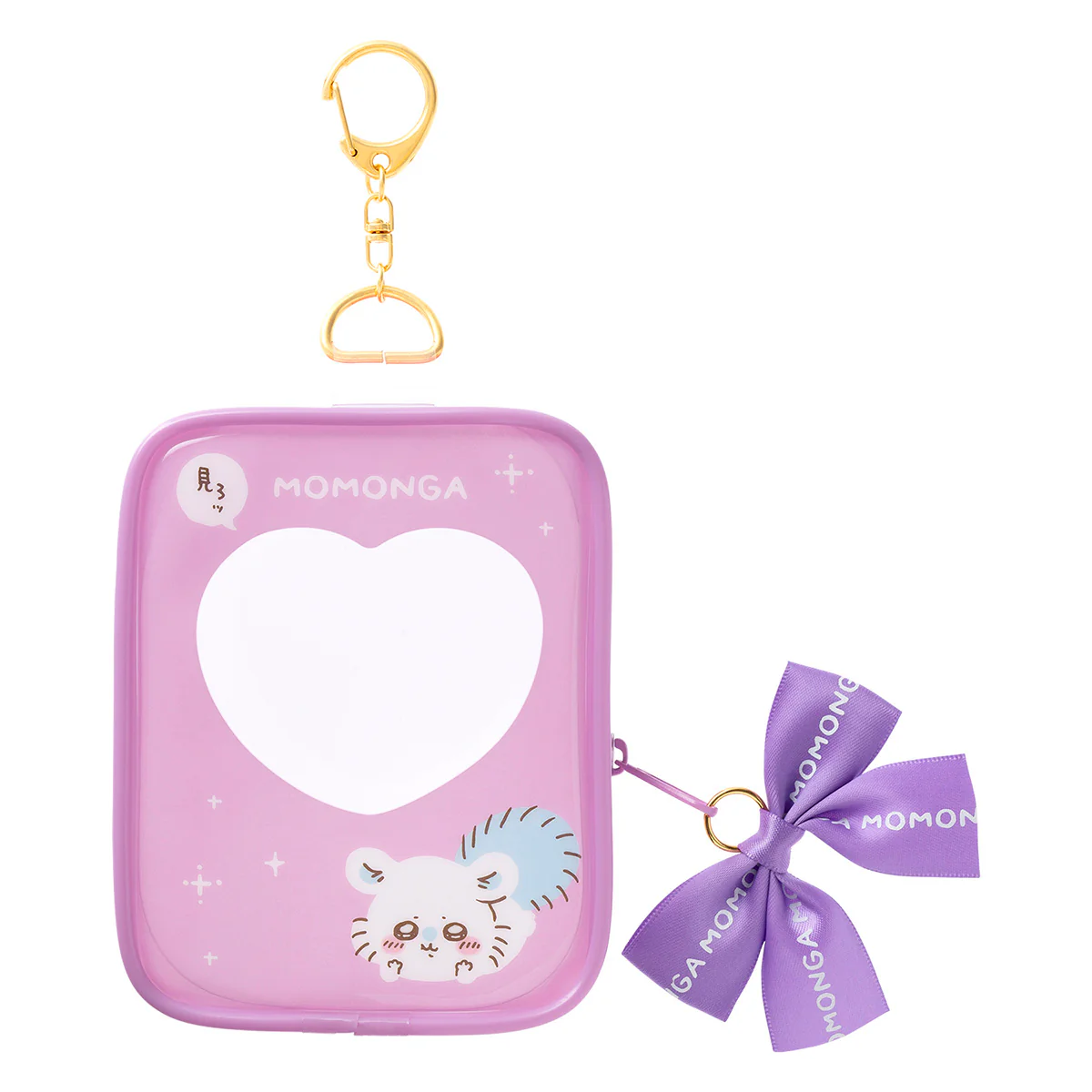 [Pre-order] "Chiikawa" Clear pouch that can hold Chiikawa mascots! - Momonga